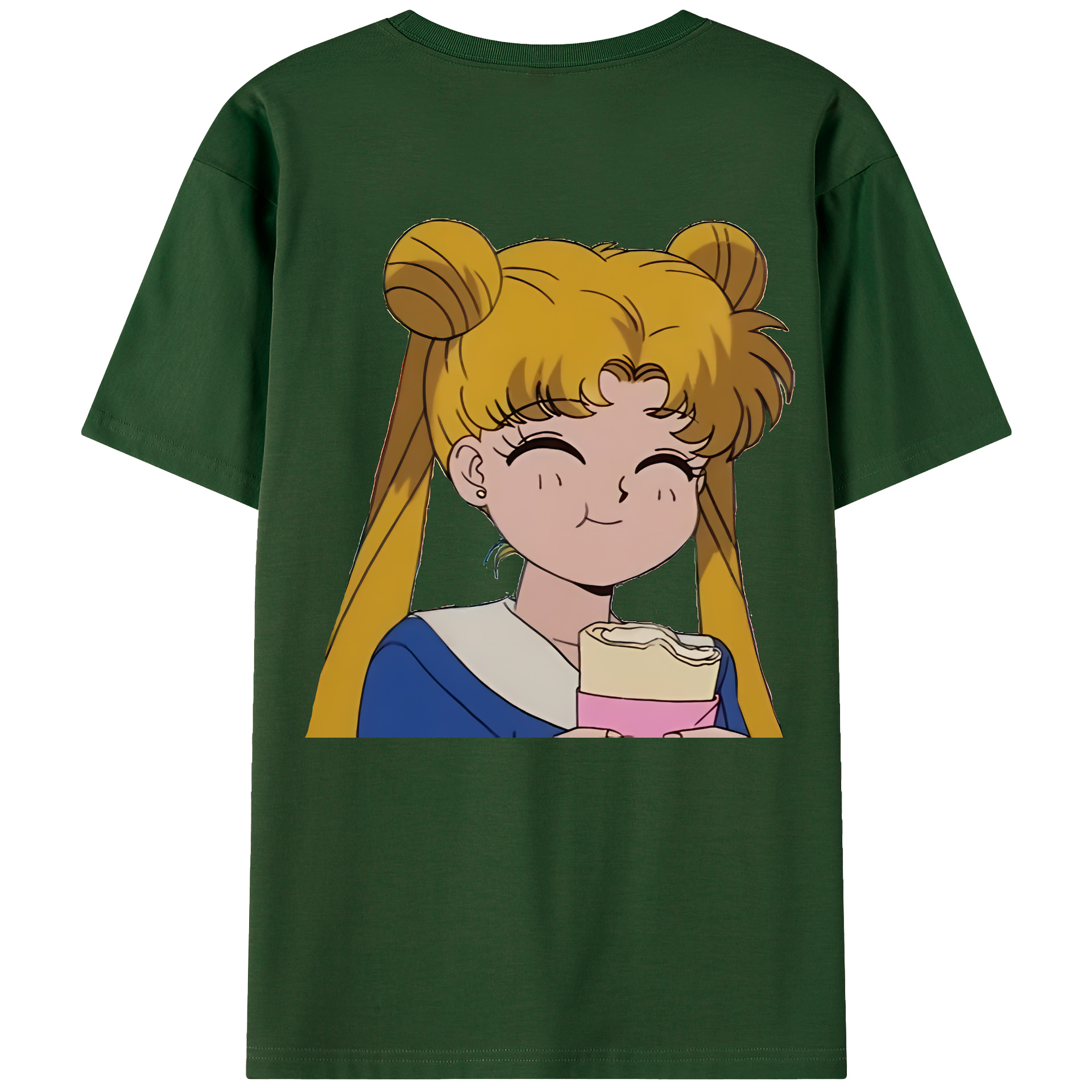 （画像用） 美少女戦士セーラームーン 愛野 美奈子 あいの みなこ Sailor Moon Aino Minako 綿100％半袖Tシャツ（背面プリント）